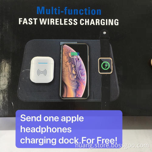 Wireless Charger Station for Phone/Watch/Airpods